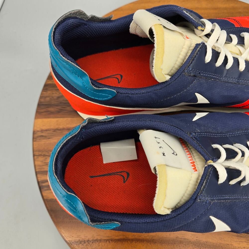 Nike Daybreak Type SE Shoes Mens 15 Navy Blue Orange Running Athletic Sneakers - Picture 6 of 8